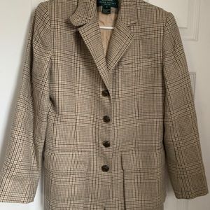 Vintage ladies Ralph Lauren Blazer Sport Coat Petite 8 medium